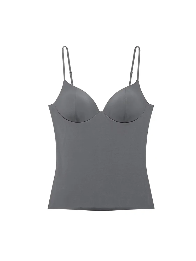 Summer Women's Tanks Skinny Strap Tank Top Lady Casual Slim Fit Solid Color Sling Top 2026 New Fashion Simple Women's Clothing