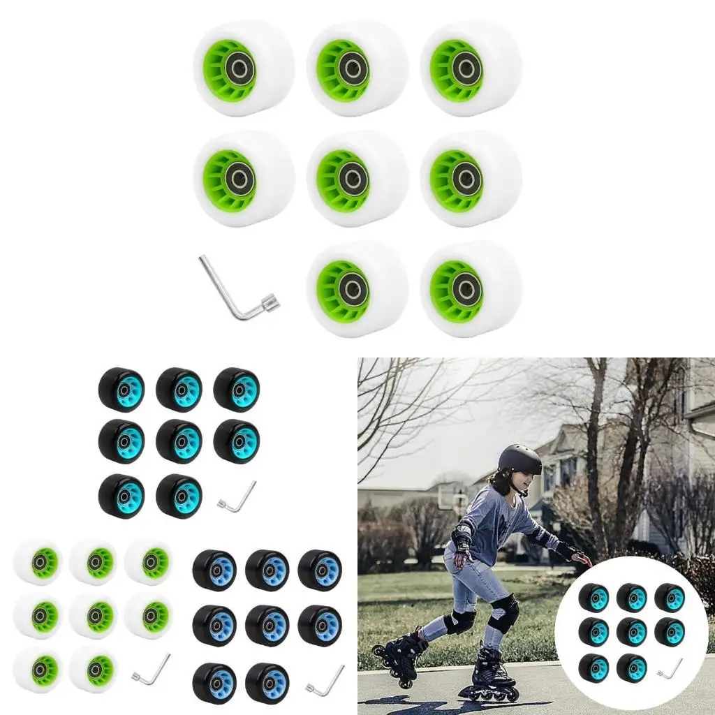 

Замена колеса на роликах с подшипниками Quads Roller Skate Wheel для двойного ряда скейтборда в помещении или на открытом