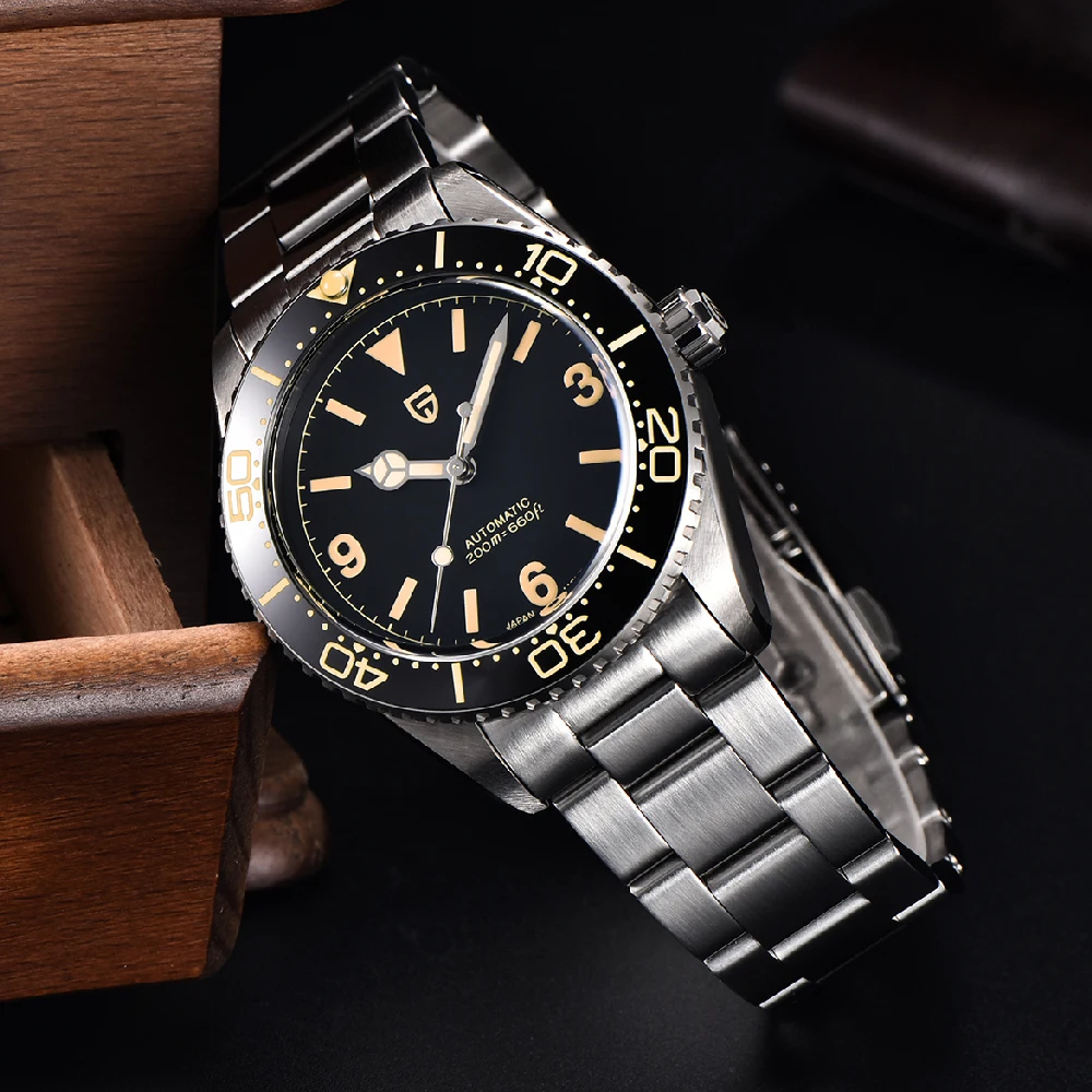 

2025 New PAGANI DESIGN Luxury Retro Watches Automatic Watch For Men Mechanical Wristwatch NH35A Waterproof 100M Luminous Watch