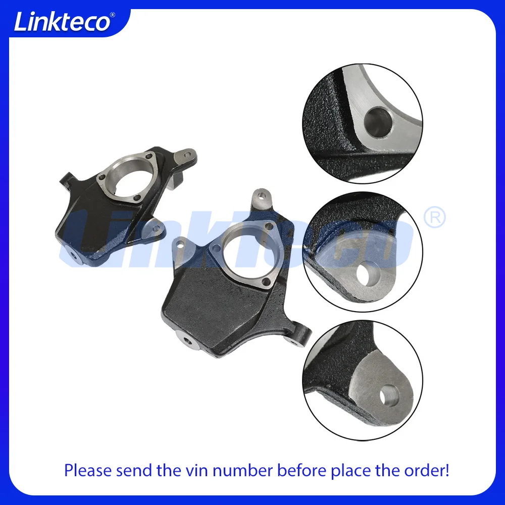 NEW 2" Drop Lowering Spindles Knuckles For Chevy Chevrolet Silverado GMC Sierra 1500 2WD 4WD 2007-2017 Lower Kits & Parts - view 3