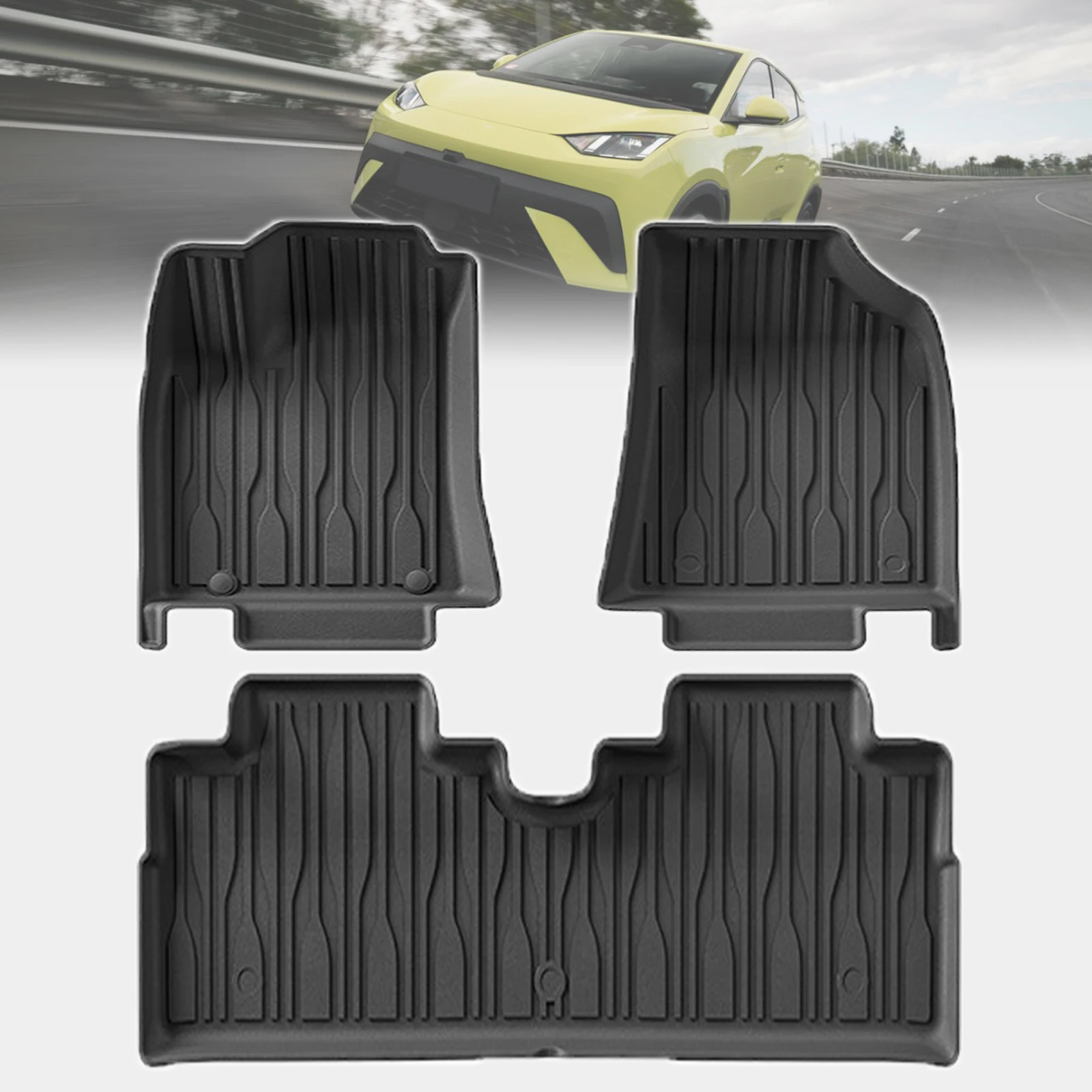 

for BYD Dolphin Surf Dolphin Mini ATTO 1 Atto1 Seagull 2026 2027 Dustproof Non-Slip TPE Car Floor Mats