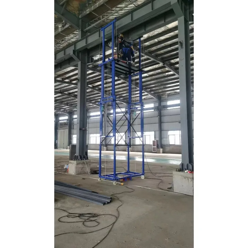 500 kg laadvermogen, laag profiel, compacte opvouwbare heftafel met veiligheidsbescherming voor werkplaatsmagazijnapparatuur