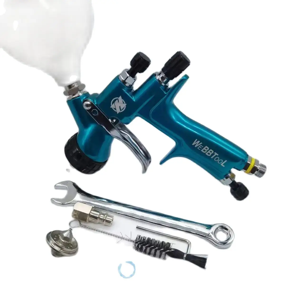 LVLP Senior Pro Spray Gun 1.3/1.5mm Stainless Steel Nozzle Paint Spray Guns Water-Based Paint Spray Gun Varnish Air Spray Gun