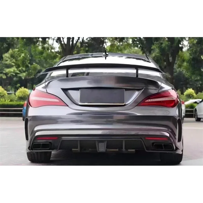 

Real Carbon Fiber Rear Bumper Lip Diffuser Spoiler Body Kit Fit CLA45 W117 2013-2020 Car Exterior Modification Accessories