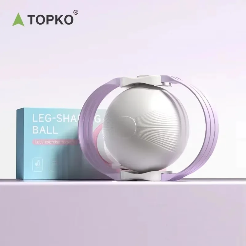 YTYIN TOPKO New Leg Shaping Ball Pilates Small Exercise Ball Workout Ball For Stability Barre Yoga Core & Physical