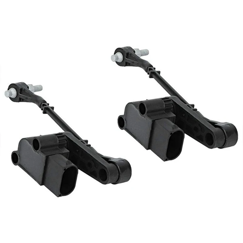 1 Pair Front Right Left Air Suspension Height Level Sensor Black Plastic For Range Rover L322 LR020627 LR020626