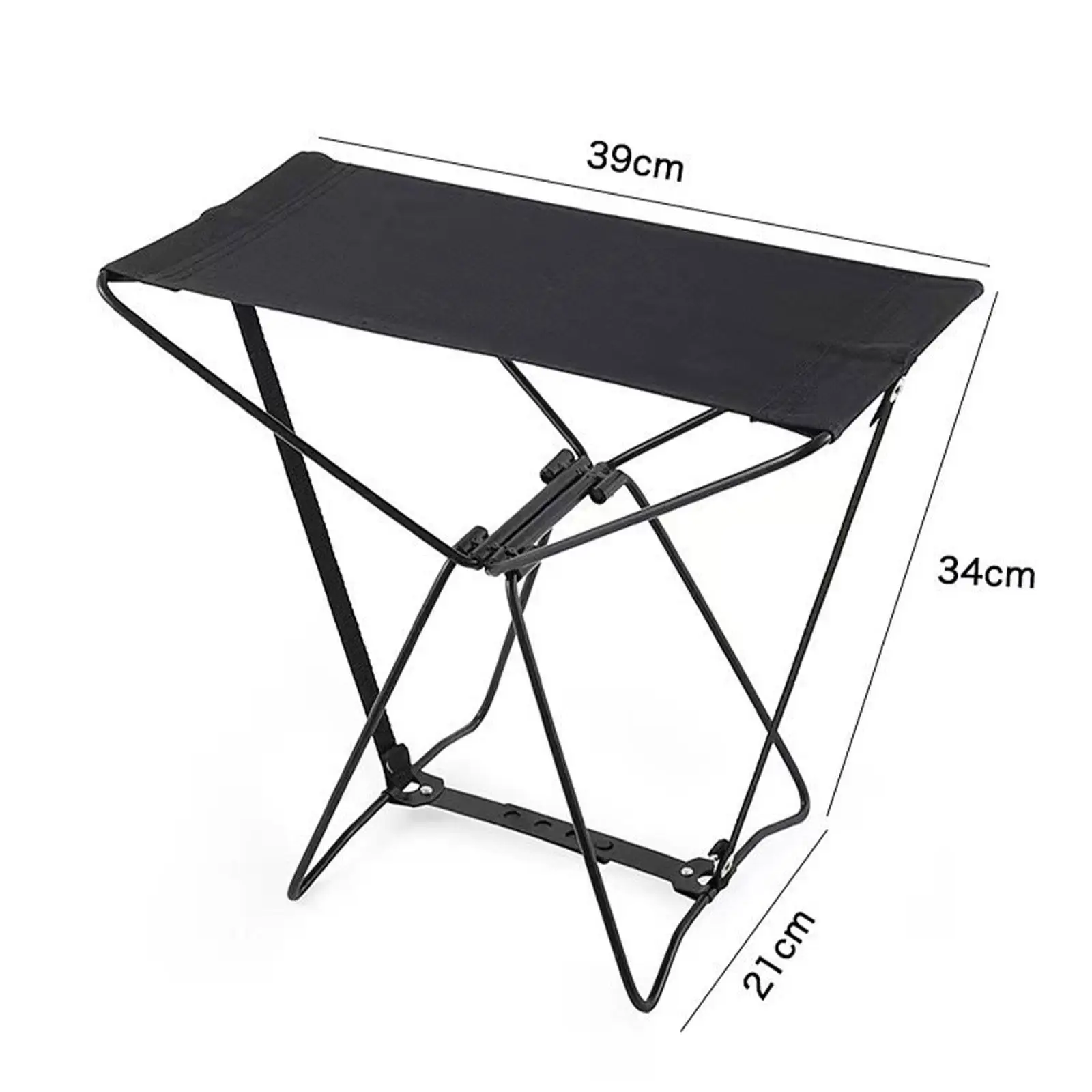 Folding Stool Folding Camp Stool Recliner Foot Rest Chair Lightweight Camping Stool for Patio Backpacking Picnic BBQ Travel