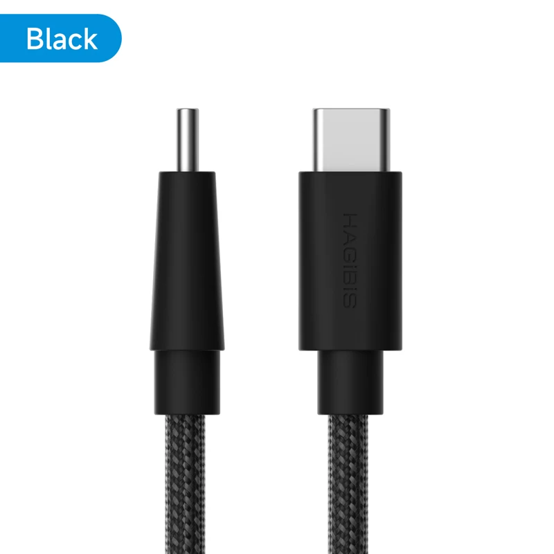 Hagibis USB-C naar USB-C kabel Type-C 240W snellaadkabel wigplug PD3.1 oplaadkabel voor iPhone 17 Pro Max tablet Carplay