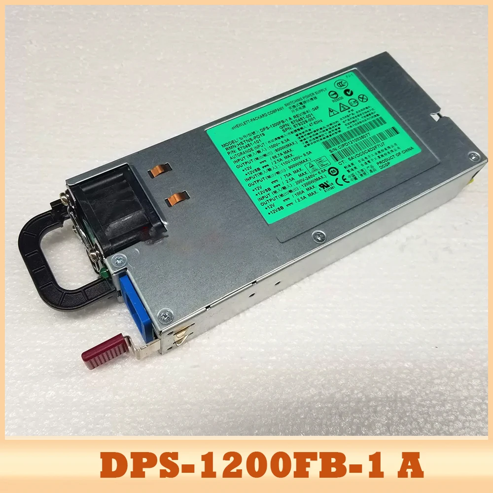 

For HP 1200w Platinum Power Supply 570451-101 579229-001 498152-001 DPS-1200FB-1 A