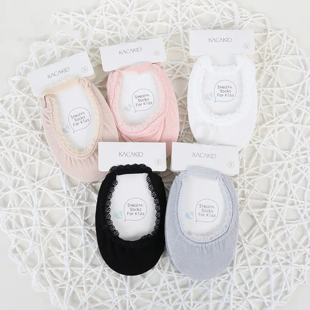 Anti-slip Socks Solid Color  Girl Socks Lace Socks Newborn Socks Summer  Socks