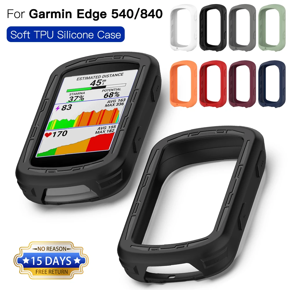 

Silicone Case For Garmin Edge 540 840 Bicycle Computer Protective Cover Bumper Anti-collision Protector Shell for Garmin 540 840