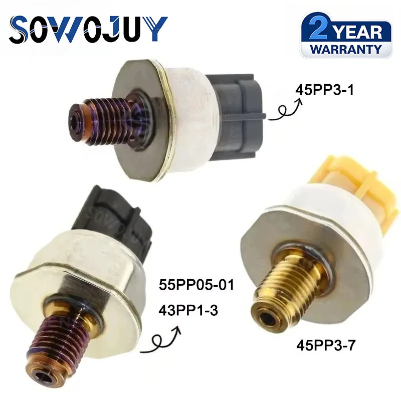 High Pressure Fuel Rail Sensor For SENSATA 2000BAR 45PP3-1 45PP3-4 43PP1-3 2600BAR 45PP3-3 45PP3-6 45PP3-7 CITROEN PEUGEOT FIAT