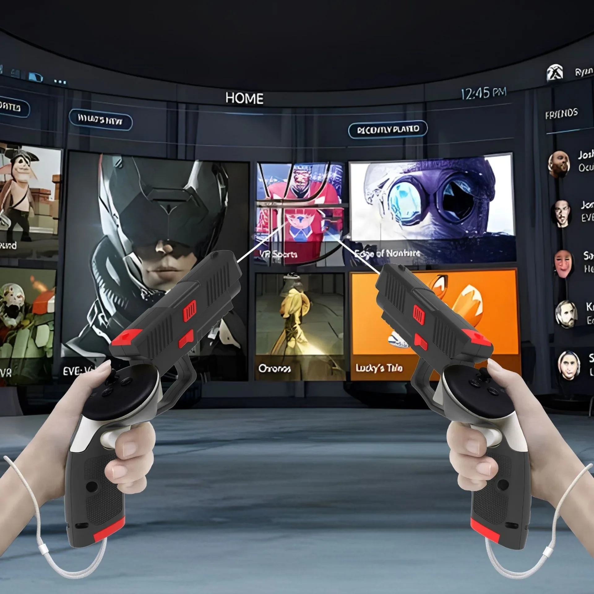 For Quest3/3s VR Controller Protect Cover Set Enhanced VR Gaming Experience