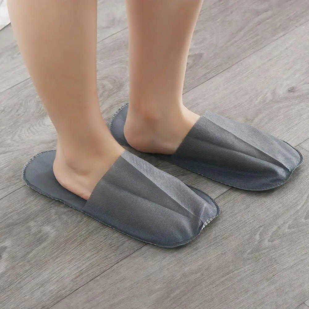 Non-Woven Hotel Disposable Slippers Footwear One Size Home Guests Use Slippers Soft Non-slip Hospitality Slippers Bathroom
