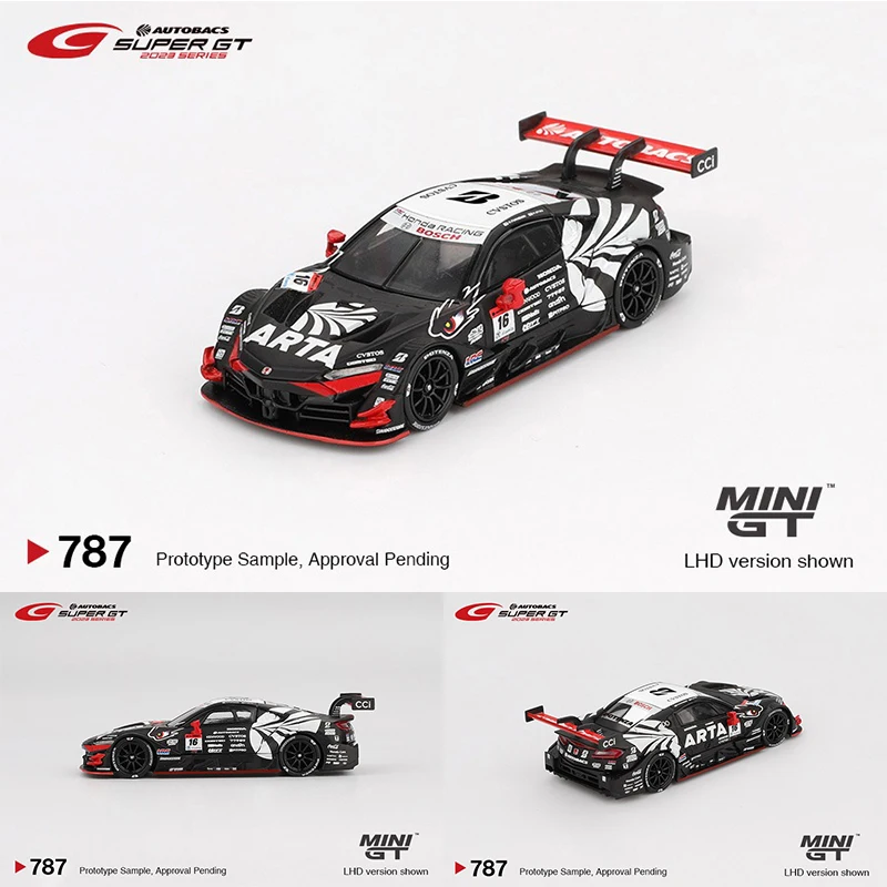 MINIGT 1:64 日産Z GT500 ホンダNSX GTR スーパーグランツーリスシリーズ ダイキャストジオラマモデルコレクション ミニチュア玩具 786 787 992 861 857