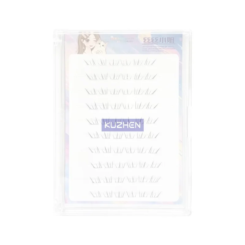 1 Set Natural Self Adhesive False Eyelashes No Glue Need Bottom Eyelashes Comic Lower Lash Extension Clusters Eye Makeup Tool