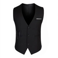 7XL High Quality Dress Vests For Men Slim Fit Mens Suit Vest Male Waistcoat Gilet Homme Casual Sleeveless Formal Business Jacket