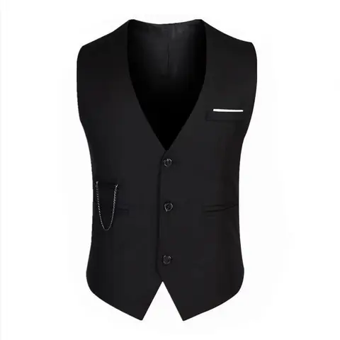 남성용 7XL 고품질 드레스 조끼 슬림 피트 남성 정장 조끼 남성 양복 조끼 Gilet Homme 캐주얼 민소매 공식 비즈니스 자켓