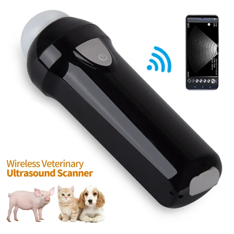 Portable Wireless Mechanical Veterinary Ultrasound Scanner Pregnancy Test Handheld Ultrasound Machine Pig Sheep