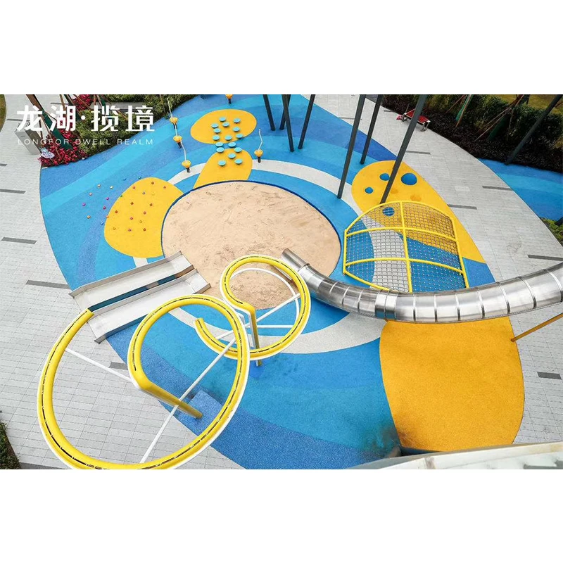 xx-Manufacturer Outdoor Kids Playground Equipment Stainless Steel Slide & Climbing Net Custom Durable Outdoor Playground&