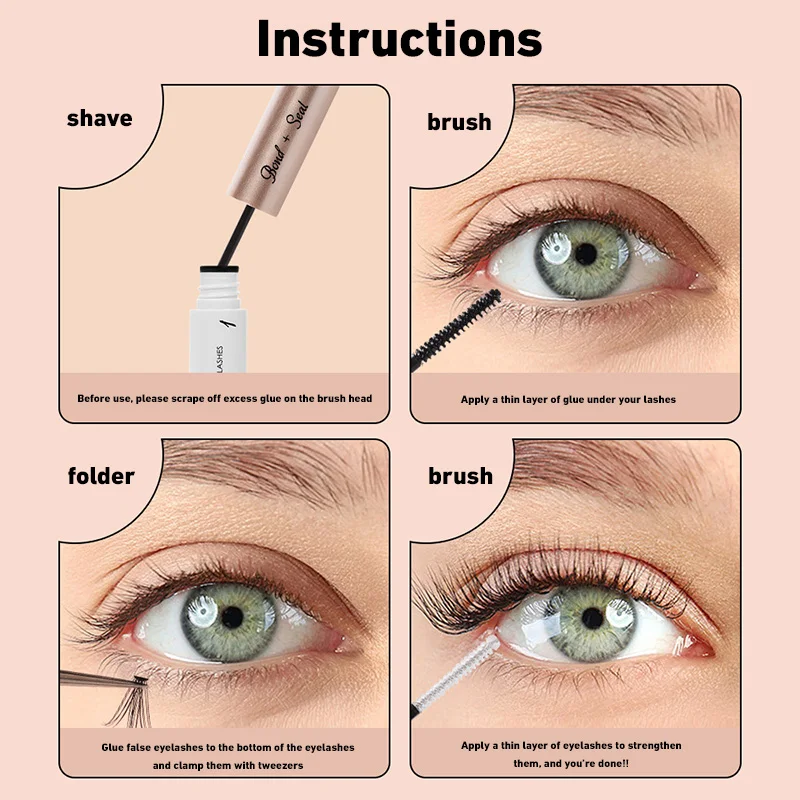 Ciglia finte Kit estensione ciglia fai da te 200 pezzi Ciglia individuali Cluster D Curl 8-16mm Mix Cluster ciglia con pinzette per ciglia