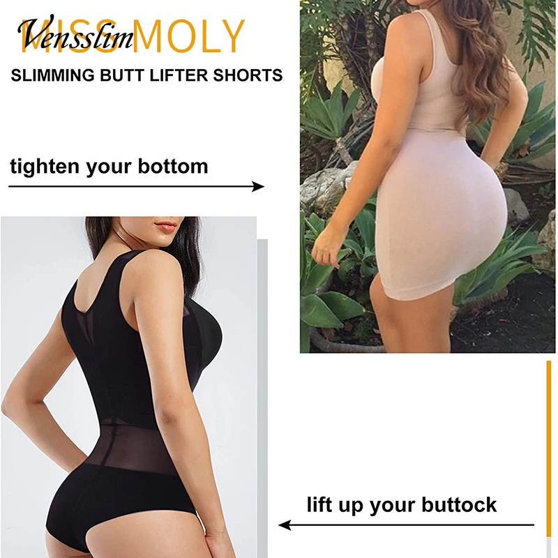 Vensslim Women Lingerie Underwear Slimming Waist Trainer Full Body Shaper Strap Faja Colombian Shaperwear Bodysuit Butt Lifter