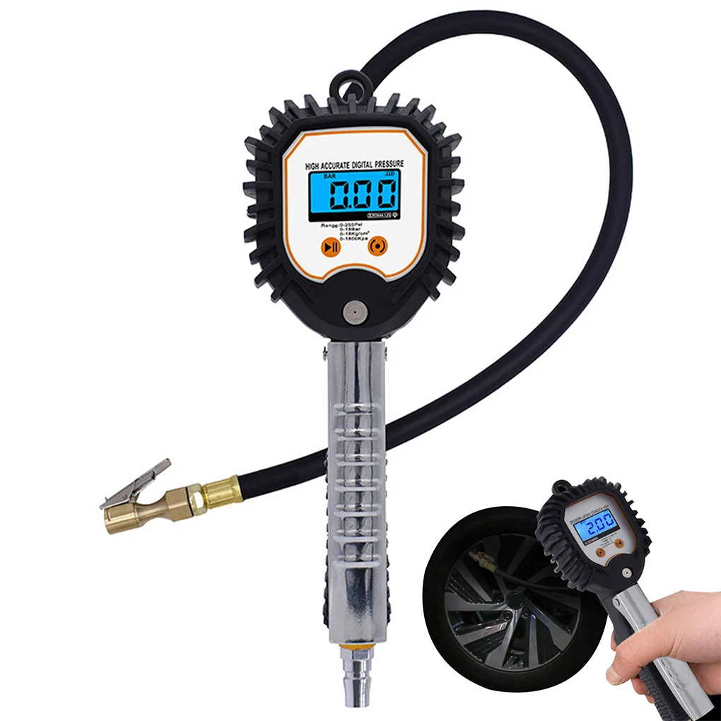 

Digital LCD Screen Car Tires Inflator Air Inflating Tool Meter Repairing