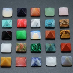 5PC Mini Pyramid Stones 14mm Healing Quartz Crystal Green Aventurine Home Office Decor  Feng Shui Reiki Positive Energy Gemstone