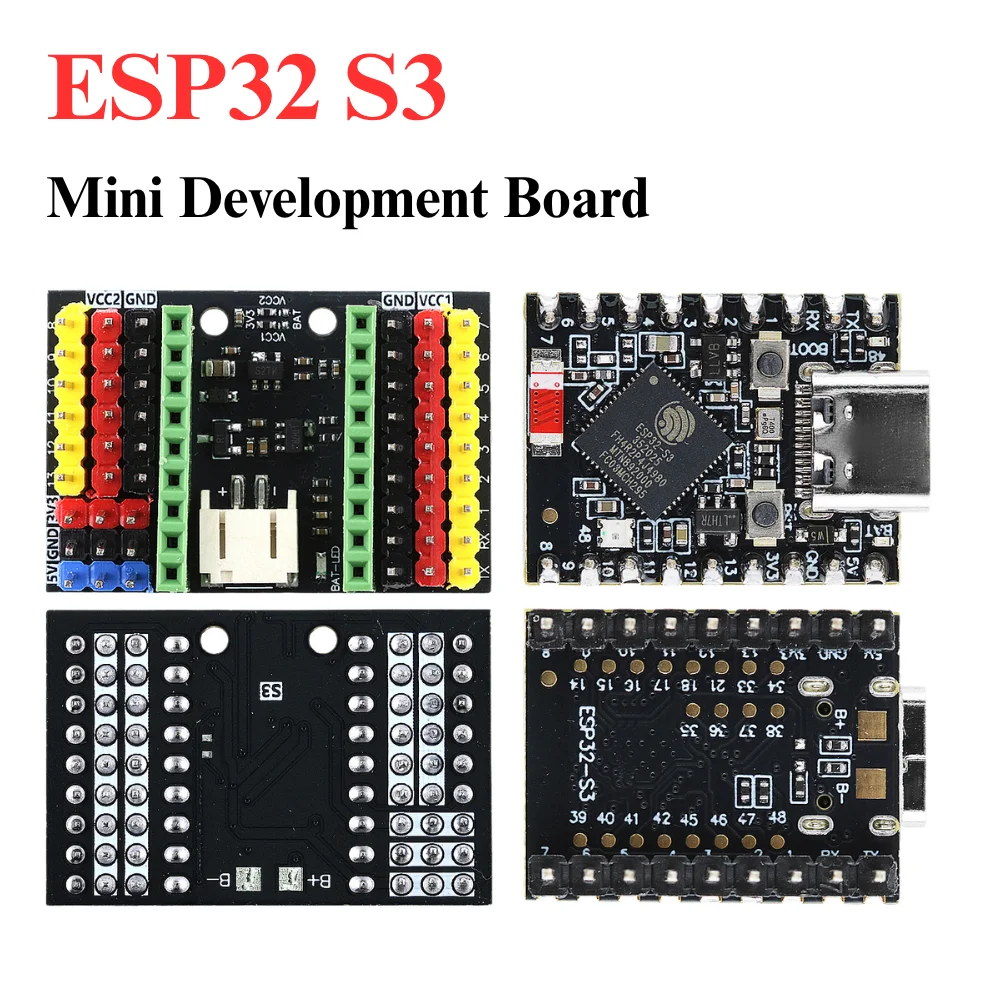 MINI ESP32 S3 Development Board for Arduino 2.4G Wifi Module BT5.0 Original Chip ESP32-S3 4MB Flash 400KB SRAM 18PIN TYPE-C
