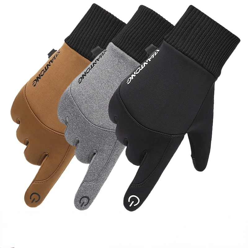 Guantes de pantalla táctil para hombre y mujer, manoplas tácticas impermeables para senderismo, esquí, ciclismo al aire libre, a prueba de viento,