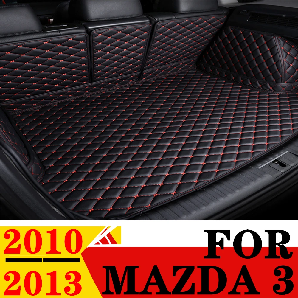 

Коврики для багажника автомобиля для MAZDA 3, 2010, 2011, 2012, 2013, заднее покрытие для груза, коврик, подкладка для салона автомобиля, автозапчасти, коврик для багажника