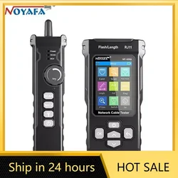 NOYAFA NF-8506 디지털 네트워크 케이블 테스터, 다기능 와이어 트래커, IP 스캔, TDR POE PING Rj45 테스터