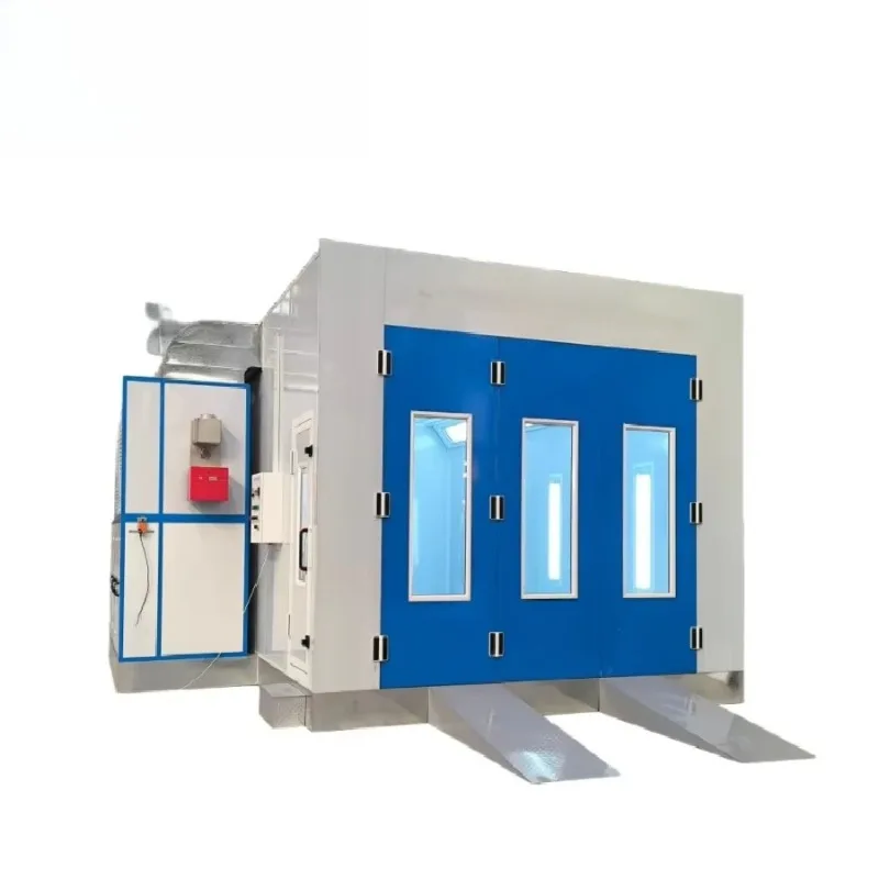 FOB Price Heated Auto Baking Booth For Vehicle Paint Spraying Sanding And Curing In Daily Automobile Repair Workshop Operations
