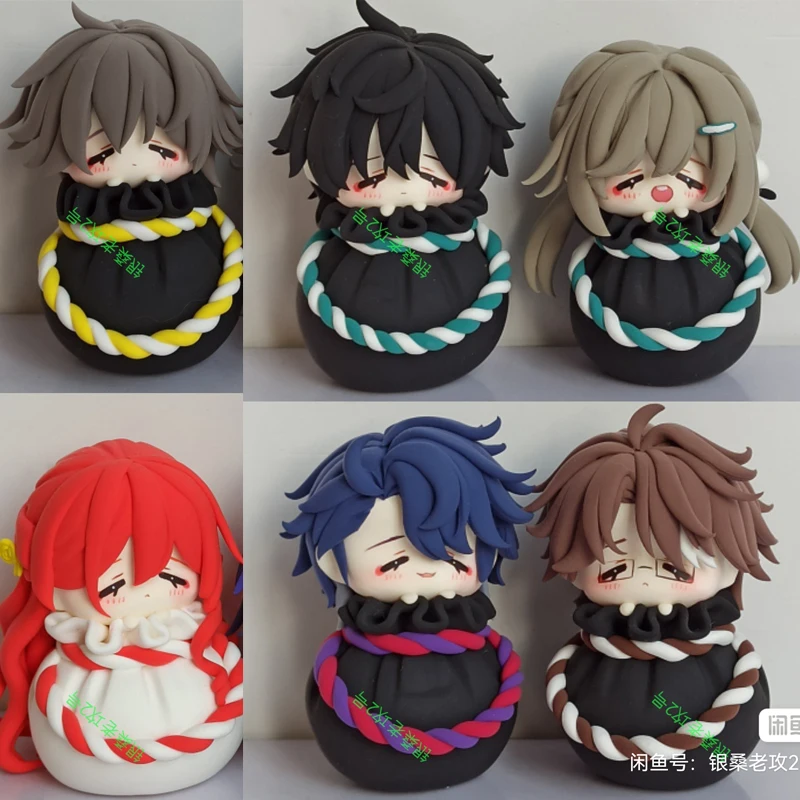 

Honkai:Star Rail Kafka Jing Yuan Steamed Stuffed Bun Shape 7cm Anime Figure Kawaii Toy Q Figural Clay Making Model Gift Keychain