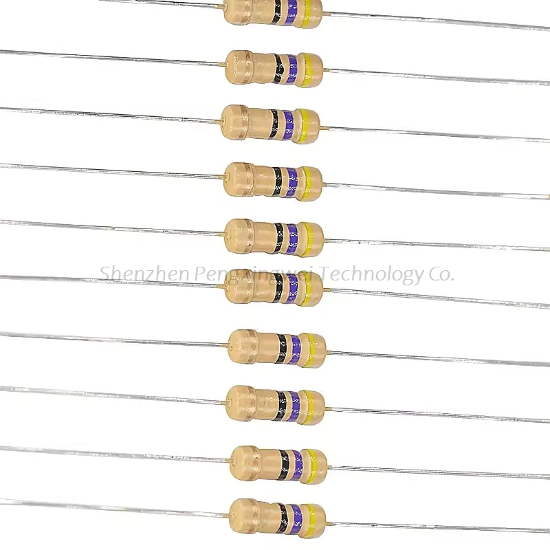 5000pcs 0.125W 1/8W Carbon Film Resistor 1 1.2 1.5 10 12 15 100 120 150 Ohm R K 5% 1R 1R2 1R5 10R 12R 100R 1K 10K 100K 0.1R-1M