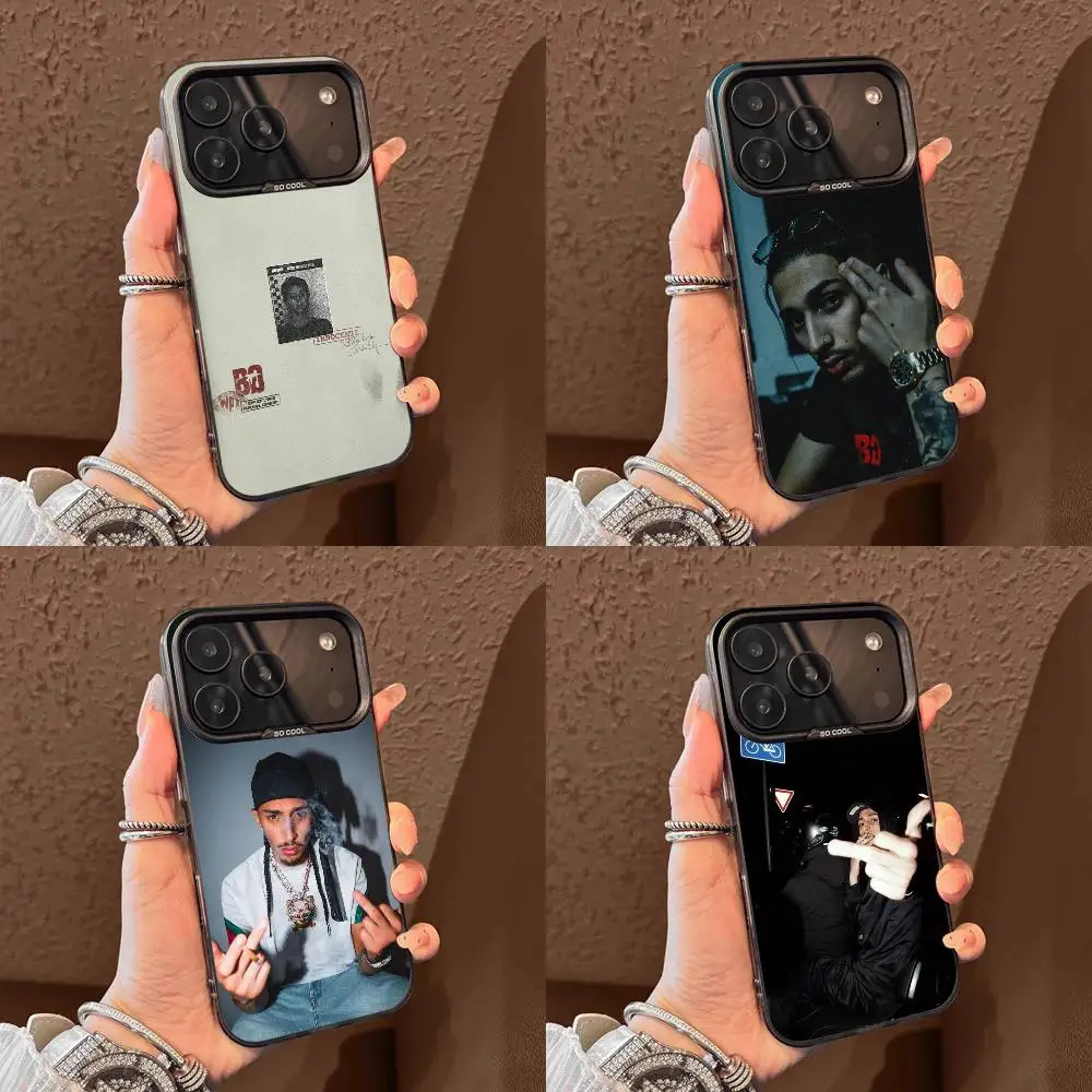 

B-Baby Gang INNOCENTE Phone Case For iPhone 17,16,15,14,13,12,11,Pro,Max,Plus,E,Air,Mini Black Tpu Cover