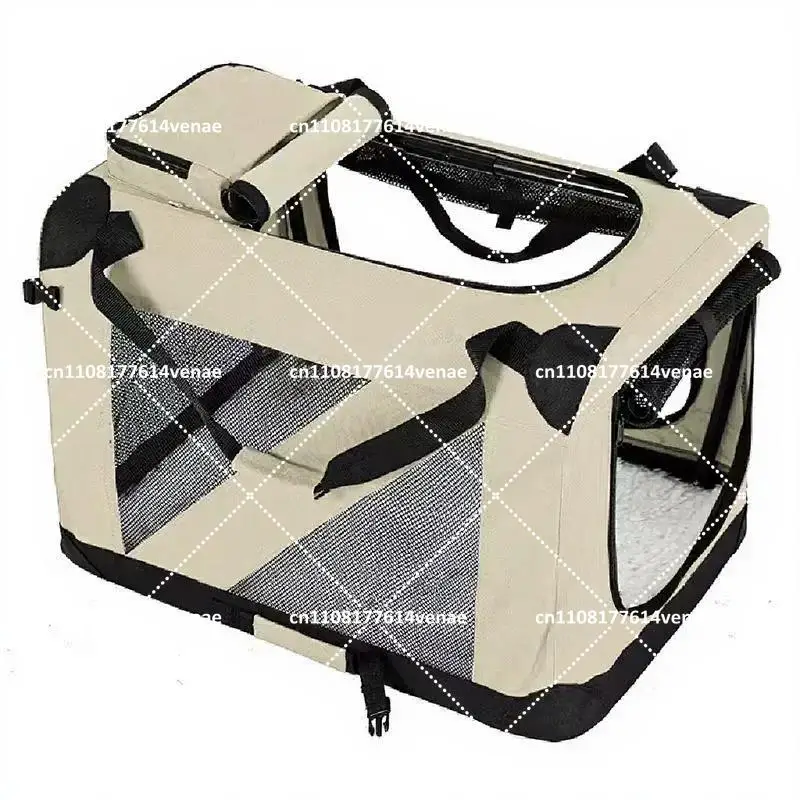 Portable Pet Cage Foldable Travel Kennel Tent for Medium Large Dogs Cats Indoor Outdoor Use