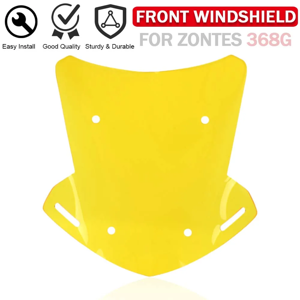 

For ZONTES 368G G 368 G G368 Motorcycle Front Windshield Windscreen Fairing Wind Screen Rain Shield Deflector Protector Cover