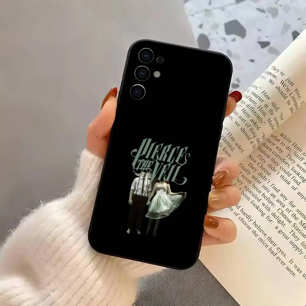 P-Pierce The Veil Band  Phone Case For Samsung S25,S24,S21,S22,S23,S30,Ultra,S20,Plus,Fe,Soft Silicone Black Cover