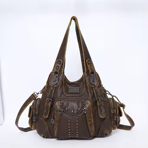 Angel kiss Bag Women Fashion Handbags Women Shoulder Bags PU Leather Handbag Female Satchel Shoulder Purse Bag bolsa feminina - Image 5