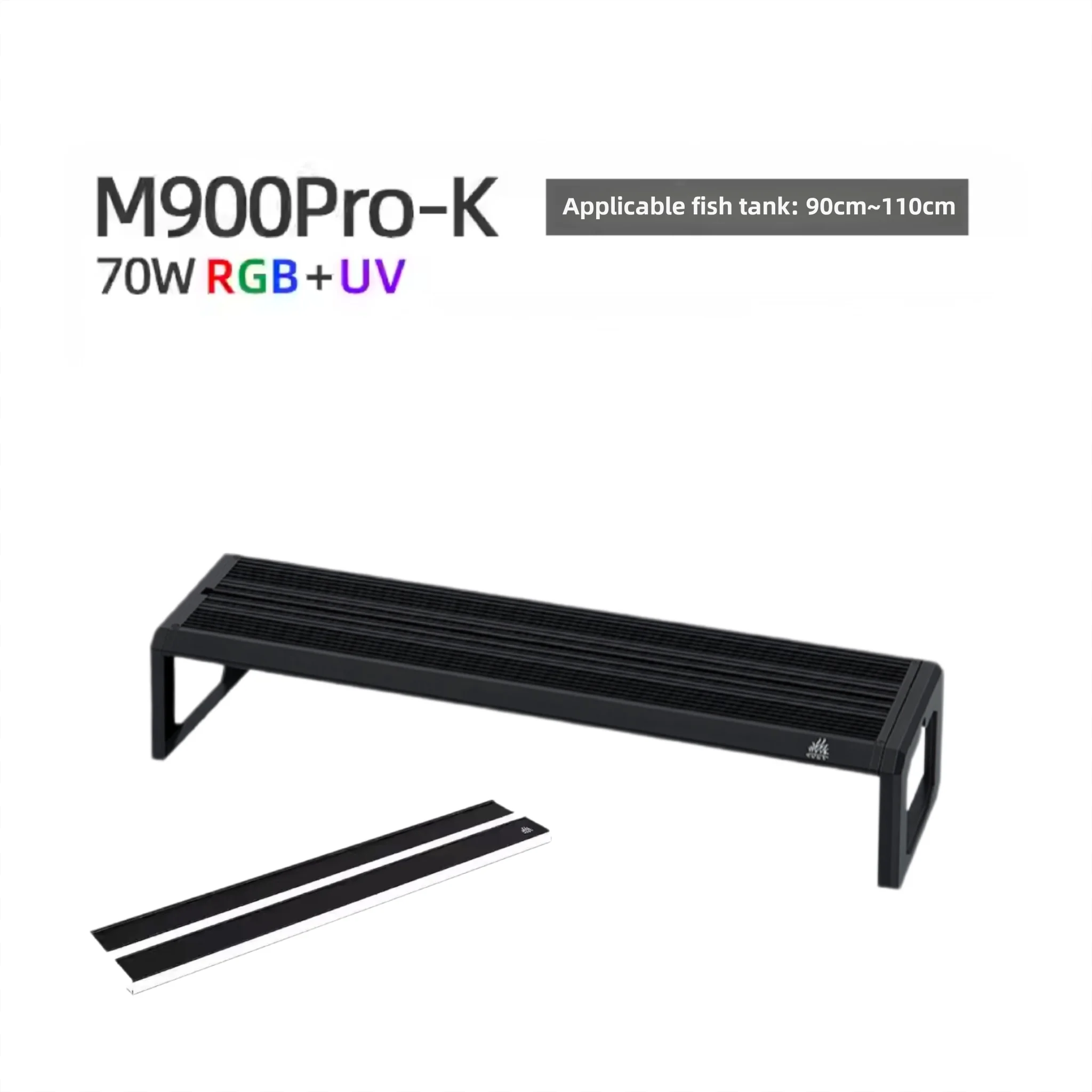 Woche Aqua M-Serie 400 mm Aquariumlampe RGB UV-Beleuchtung mit APP-Steuerung Zyklustimer