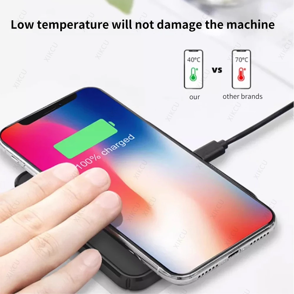 30 W kabelloses Ladegerät mit Kühlloch für IPhone 17 16 15 14 13 12 Pro Max Samsung Xiaomi 17 Pro Max Schnellladestation