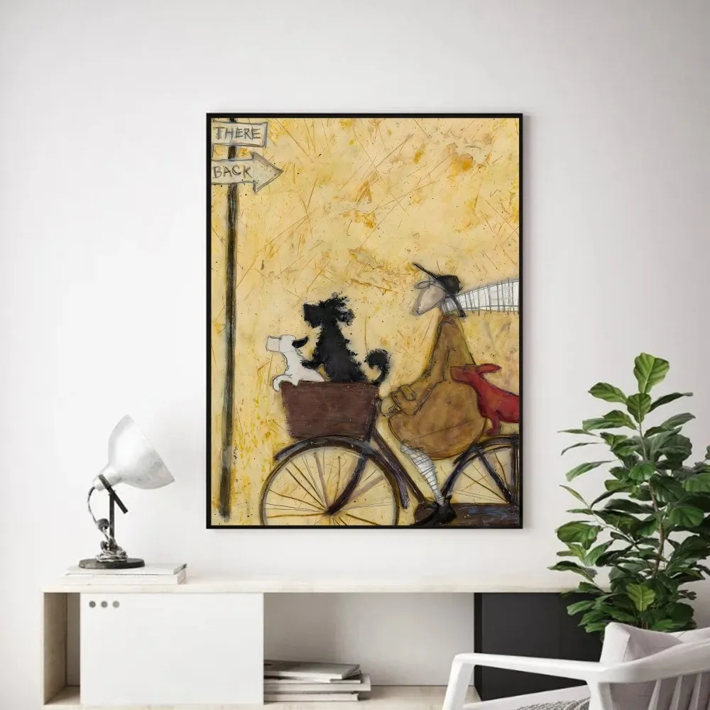 Sam Toft Abstract Landscape Art Poster Frameless Painting Bedroom Wall Sticker Living Room Home Decoration