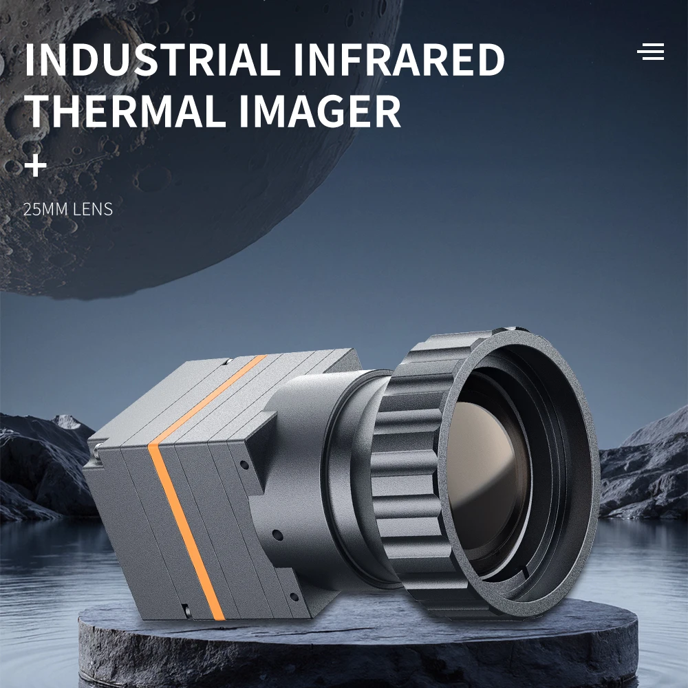 

384x288 VOx Uncooled LWIR Thermal Camera,Industry Infrared Thermal Imager,CVBS Output,For UAV, Security & Outdoor Monitoring
