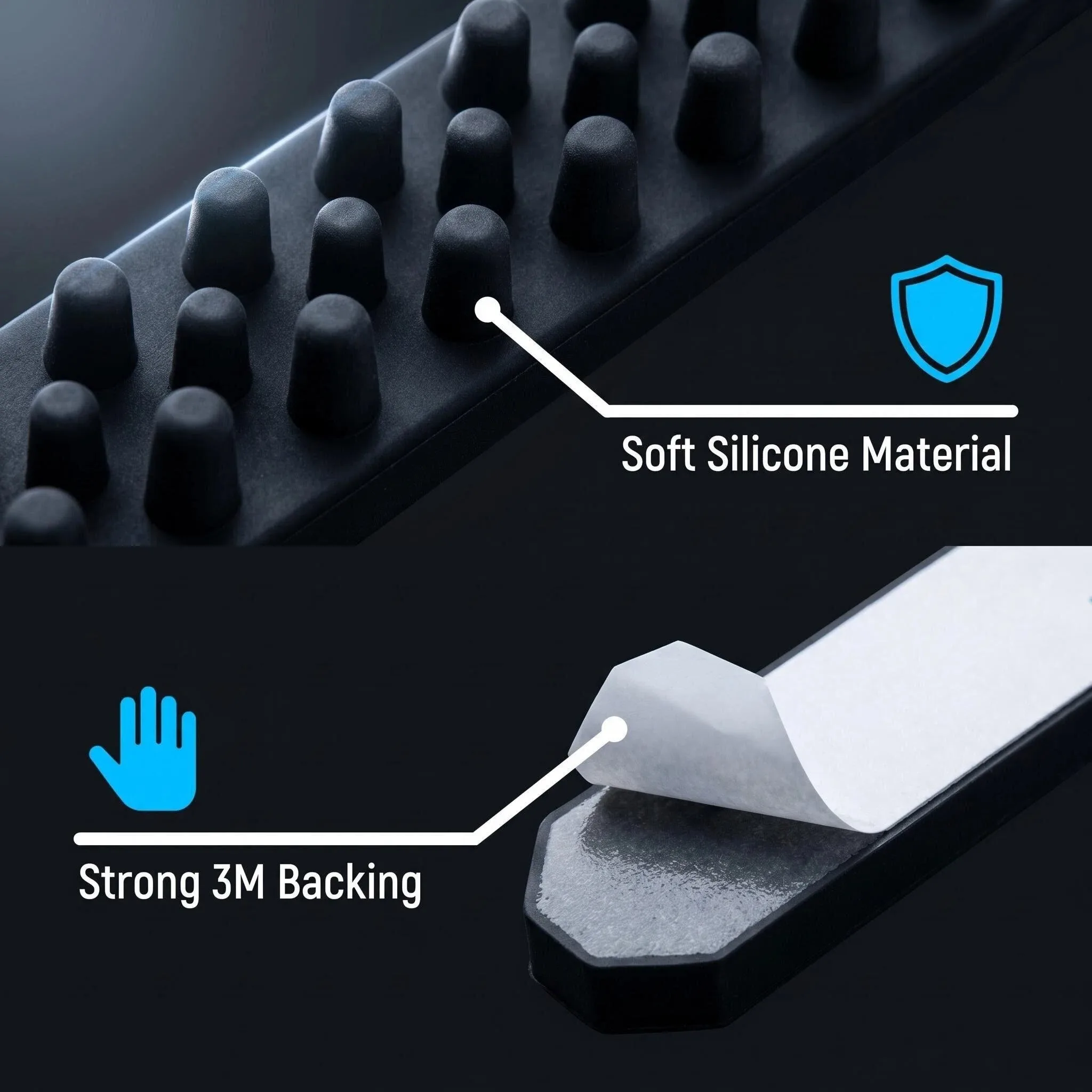 Düsen-Silikonbürste für Anycubic Kobra X, Reinigungsbürste, Heizbett-Montierte Scheuerbürste, Reinigungswerkzeug für Anycubic 3D-Druckerteile – Detail 5
