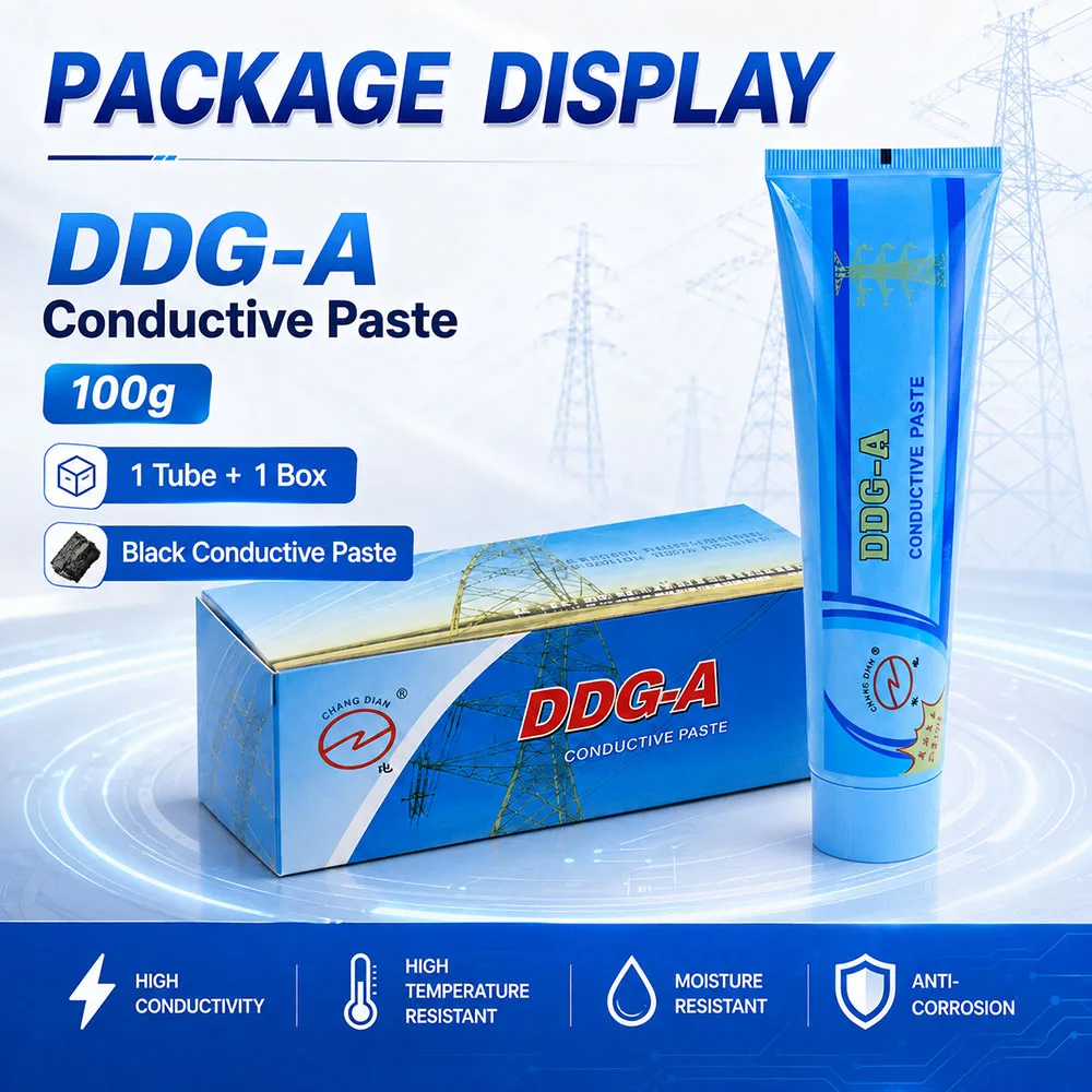 DDG-A Conductive Paste 100g Graphite Conductive Grease High Temperature Resistant Electrical Contact Compound