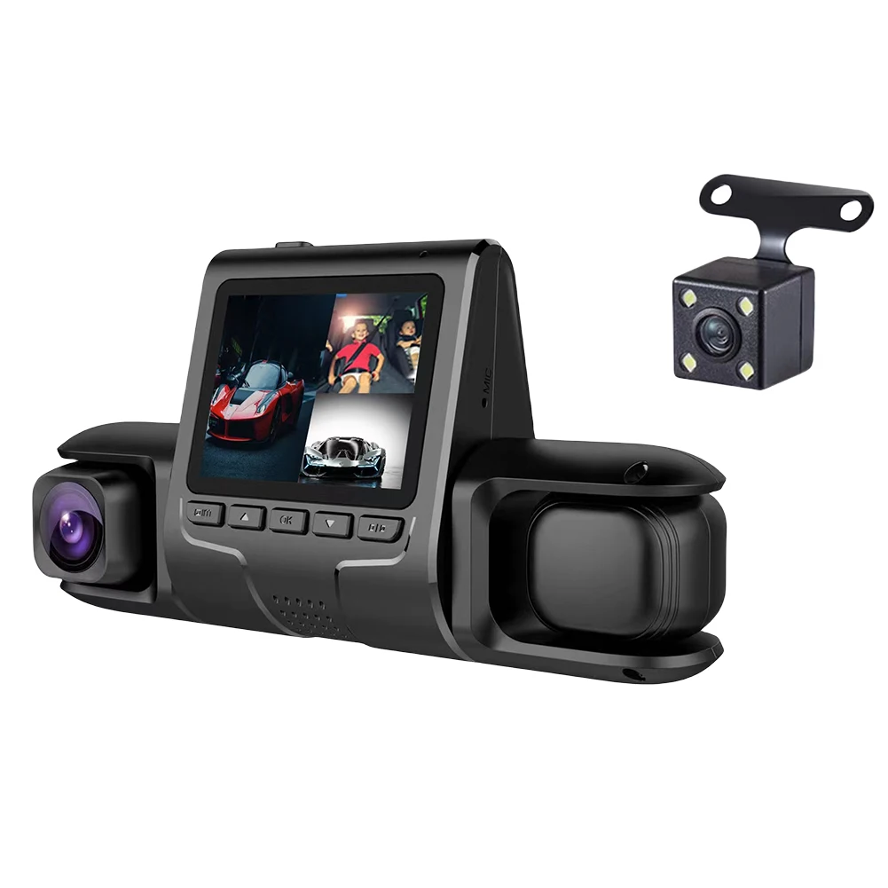 3 Objektiv Auto DVR Loop Aufnahme HD 1080p Fahrzeug Fahr rekorder Bewegungs erkennung Auto Camcorder