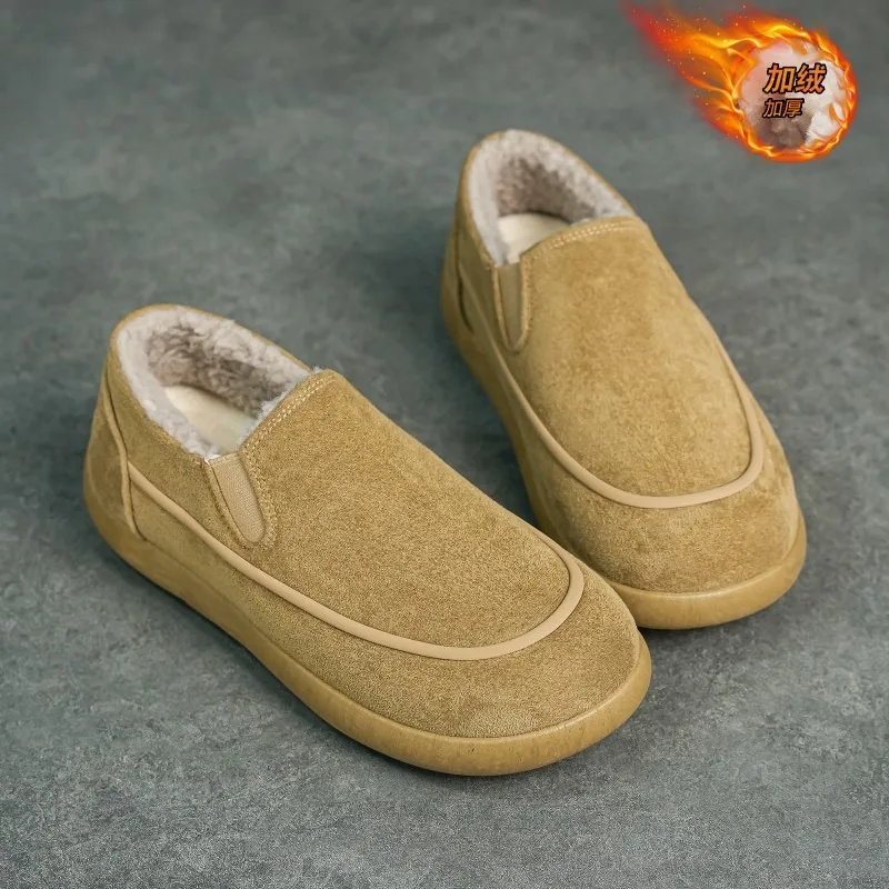 

Трендовые теплые ботильоны, мужская хлопковая обувь, мужские фетровые тапочки, комнатная обувь, зимние мужские тапочки, домашние тапочки, обувь