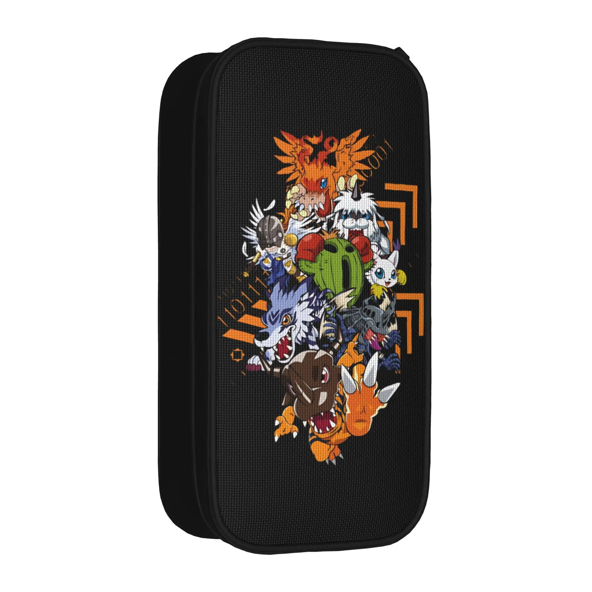 

Digital Monster Digimon adventure Pencil Case Double Layer Large-capacity Office Accessories Pencil Box Gift