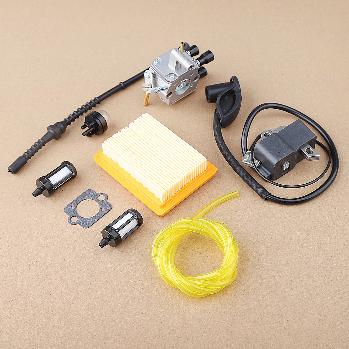 Imagem -06 - Filtro de ar do Carburador para Stihl Fs120 Fs200 Fs250 Fs300 Fs350 Roçadeira Aparador de Grama Substituir 4134 120 0603 4134 400 1301